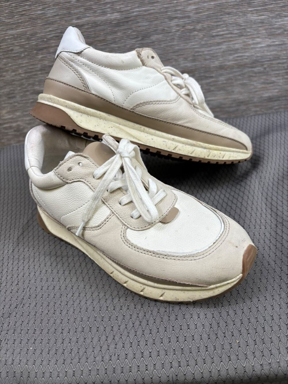 Madewell Style MB857 Leather Upper Off White/ Beige Womens Size 7.5M